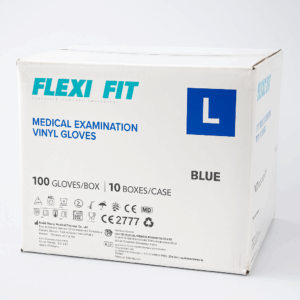 Blue Disposable Powder Free Vinyl Gloves