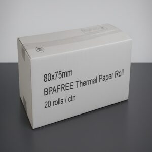 80 x 75 BPA Free Thermal POS Machine/ Till Rolls