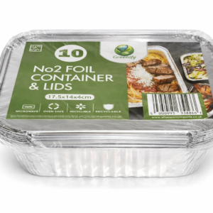 Greenify No. 2 Aluminium Foil Container With Lids