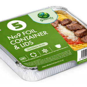 Greenify No. 9 Aluminium Foil Container With Lids